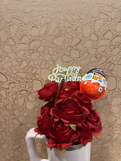 Floral Tumbler Bouquet - The Perfect Birthday Gift