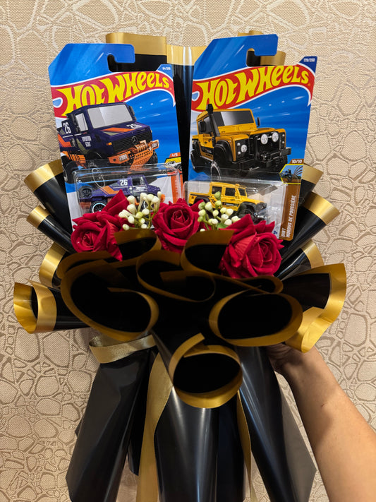 Mercedes & Land Rover Defender Hot Wheels Bouquet – Power. Class. Control.