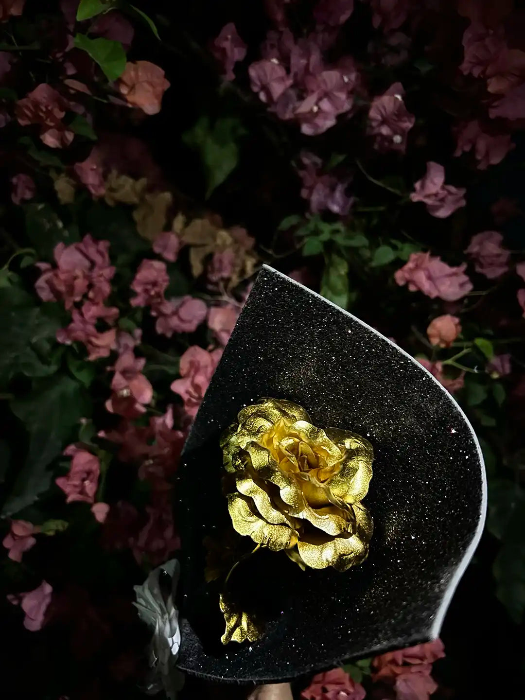 Shine Golden Metallic Flower Bouquet