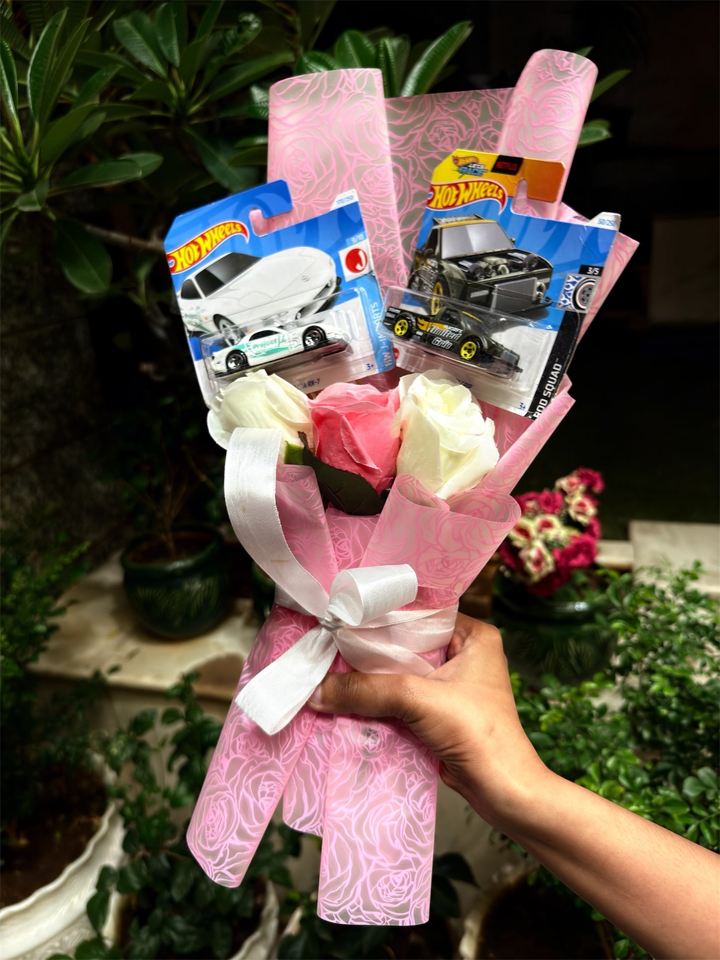 Hot Wheel Bouquet - The Pink Edition