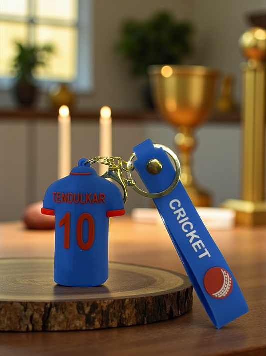 Celebrate the Master Blaster Anywhere: Jersey Keychain