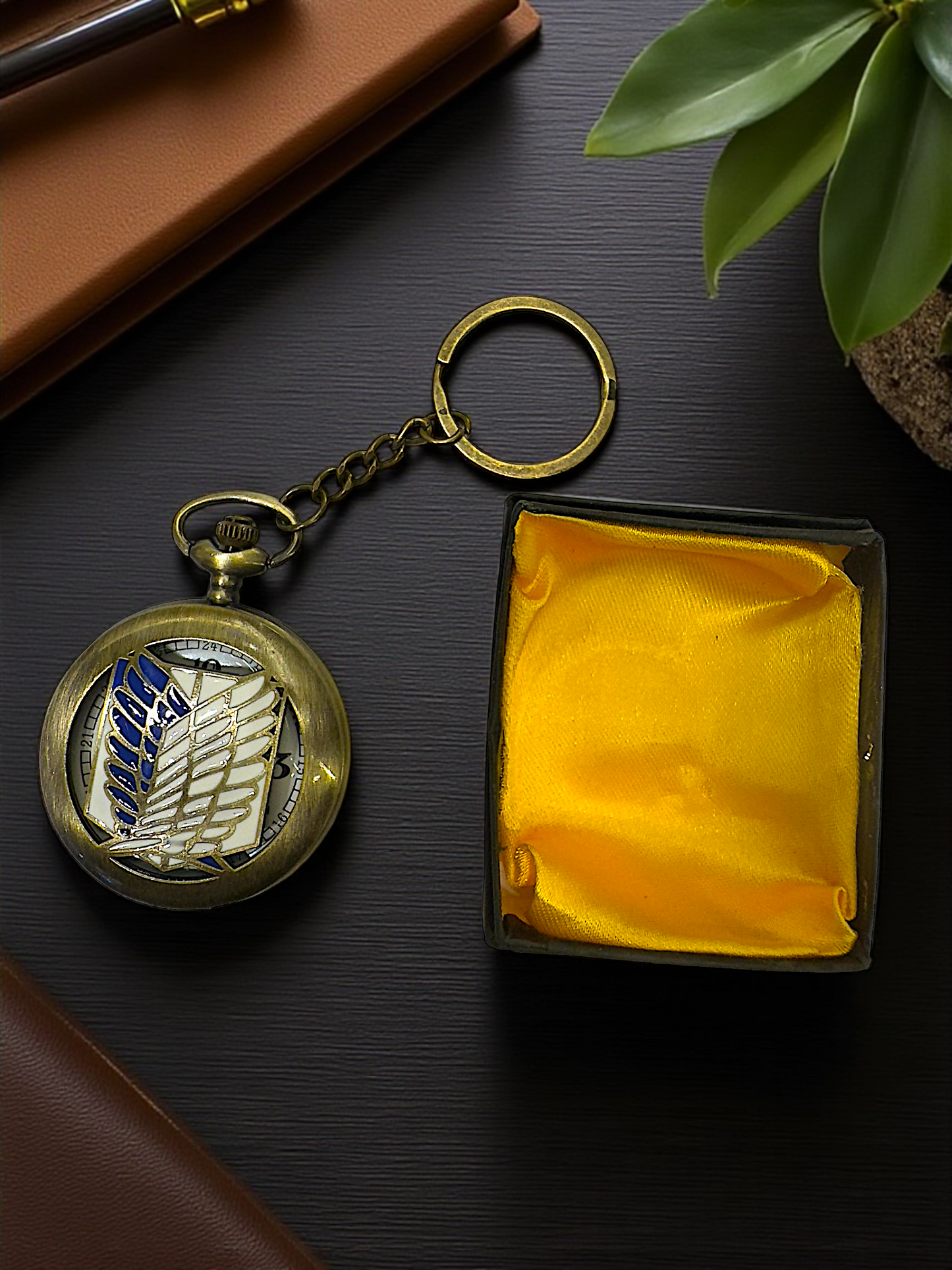 Symbol of Bravery: Wings of Freedom Keychain