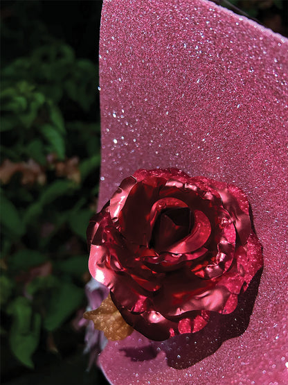 Metallic Rose Glitter Bouquet