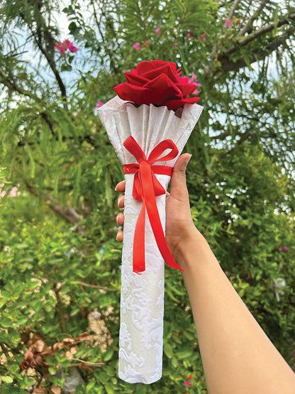 Single Rose Bouquet