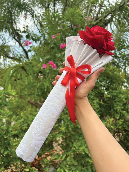 Single Rose Bouquet