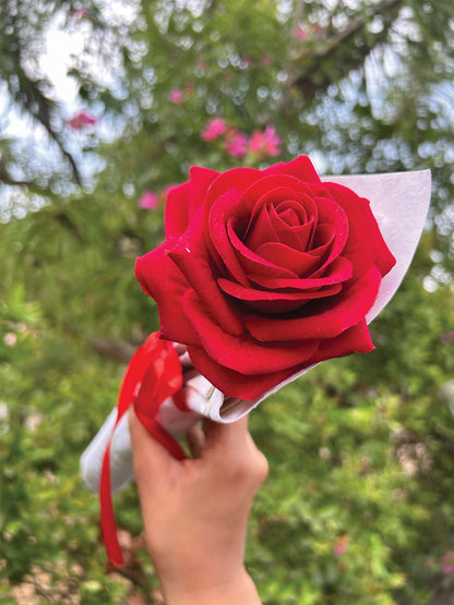 Single Rose Bouquet