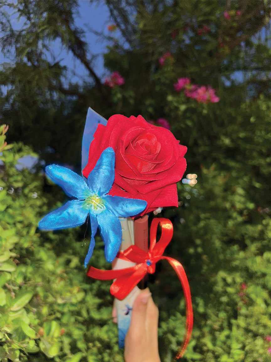 Single Rose Lipstick Bouquet