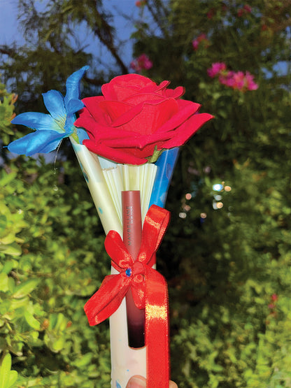 Single Rose Lipstick Bouquet