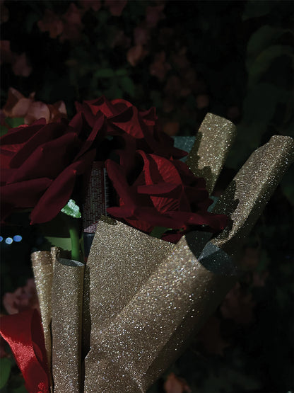 Glitter Rose Lipstick Bouquet